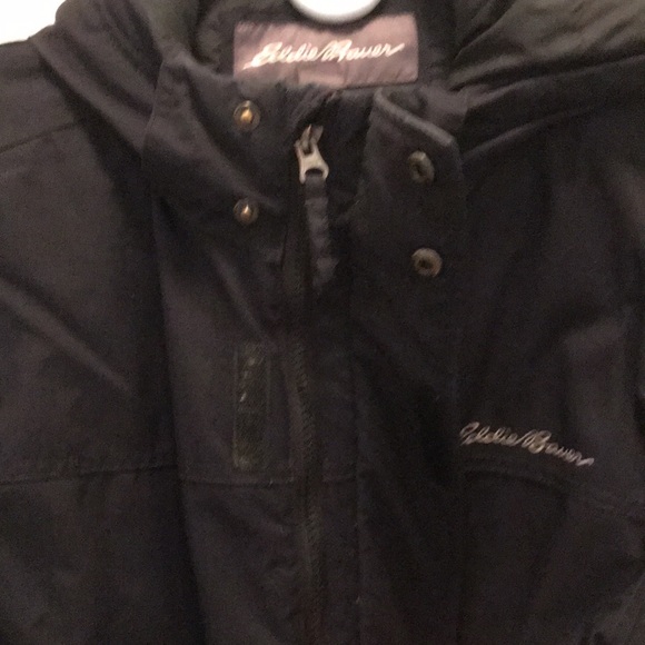 Men’s Eddie Bauer winter jacket. Colour black. Size small. - Picture 3 of 9